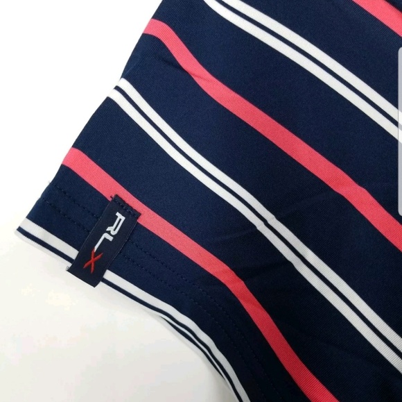 Ralph Lauren X Men's Large Polo Shirt Striped (D) - Picture 4 of 6